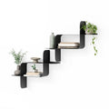 Montage Metal Wall Shelves, Set of 2